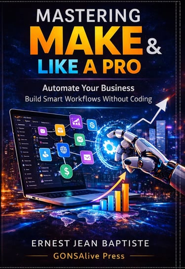 Mastering Make Like a Pro book cover by Ernest Jean Baptiste