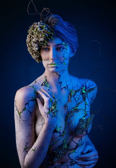 Floral Portrait Photography