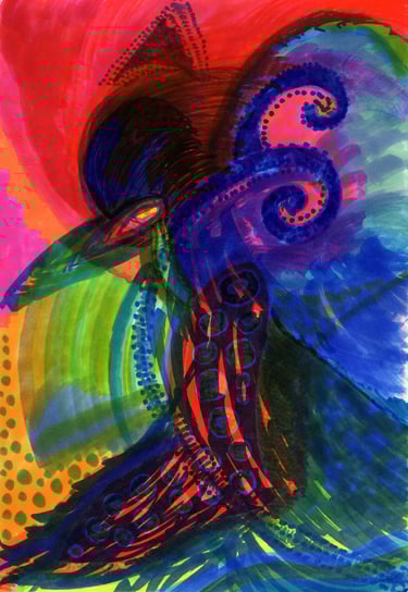 "XV" Artwork by Elkolor aka Raphael Pathe