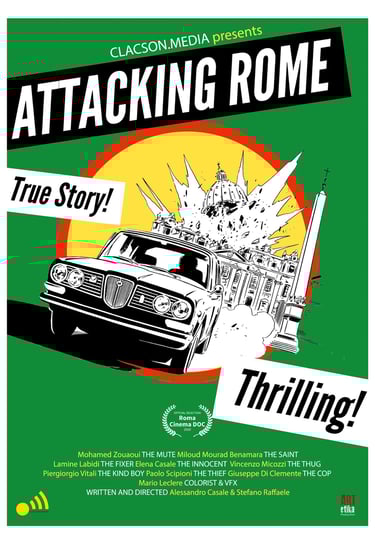 a poster for a movie about the movie attack of rome