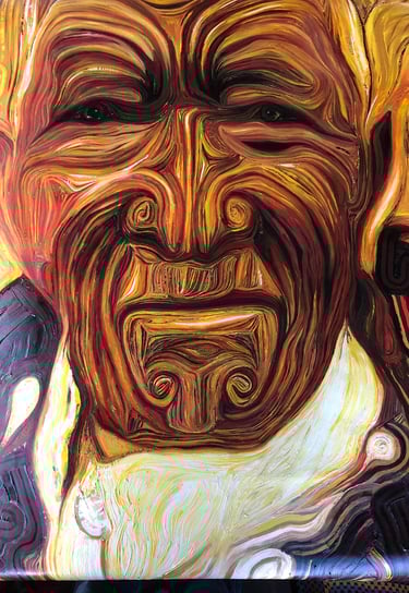 King Tāwhiao painting