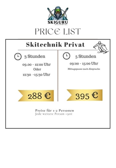 alt= pricelist Ski lesson Mayrhofen, Ski course Mayrhofen, Skischool Mayrhofen