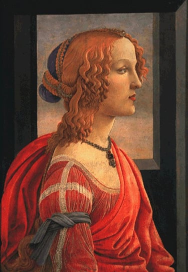 La Bella Simonetta, Probably Sandro Botticelli - circa 1480-1485