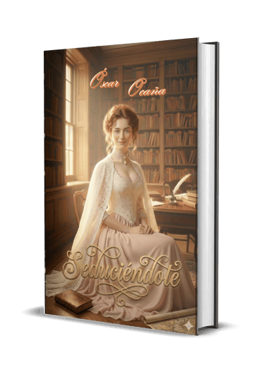 Portada en 3D de la novela romántica 'Seduciéndote' de Óscar Ocaña Parrón
