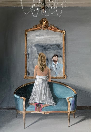 woman in love with herself
