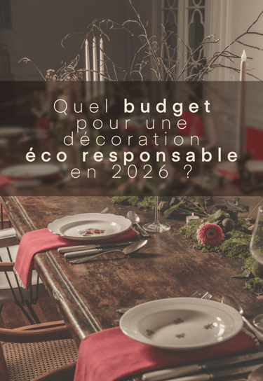 Quel est le budget décoration d’un mariage éco responsable en 2026 ?
