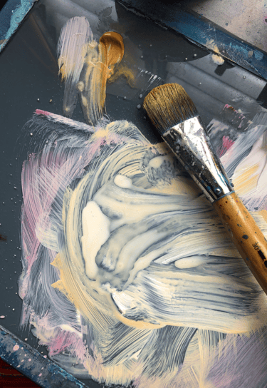 Painter, Abstract, Oil Paint, artist, Acrylic, studio, art, north borneo, kuala penyu, sabah