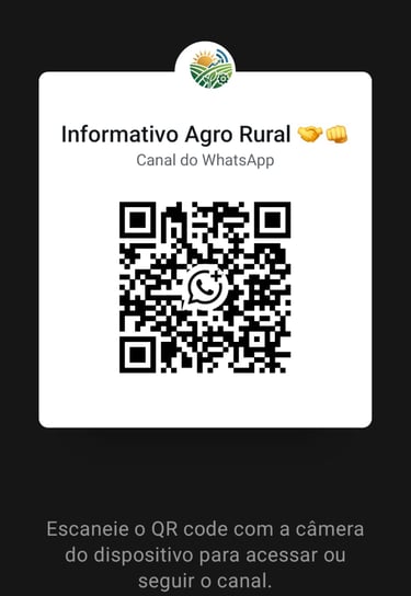 Acesse nosso canal informativo agro rural no whatsapp e fique bem informado