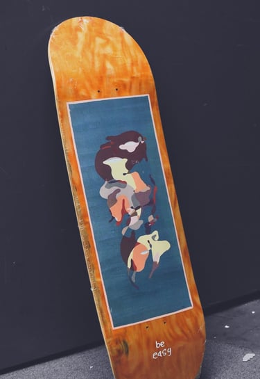 skateboard display at a skate shop in connecticut