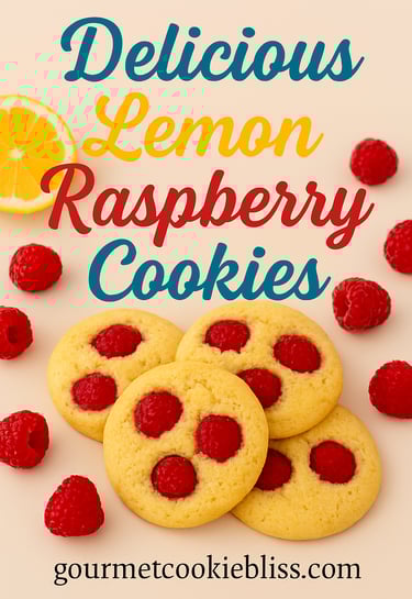 Lemon raspberry cookie recipe