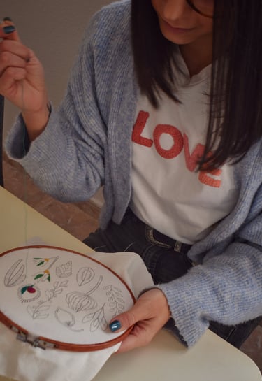 Bordado contemporáneo Queenmary Design