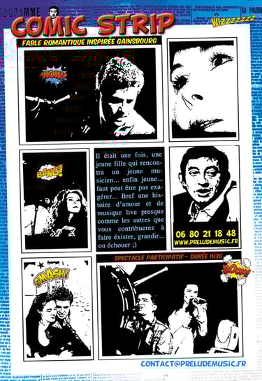 Spectacle autour de l'oeuvre de Serge Gainsbourg
