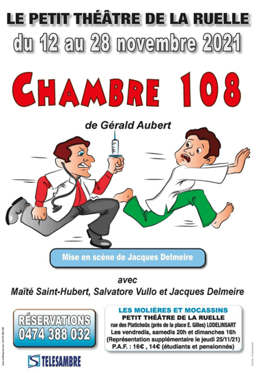 Chambre 108 - petit théâtre de la ruelle - 2021