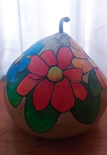 Güaje con flores fosforescentes