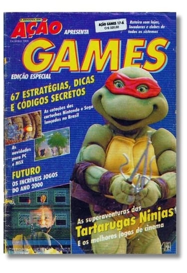 Revista Ação Games edição 17-A de Dezembro de 1990 faz artigo sobre lançamento do Super Famicom