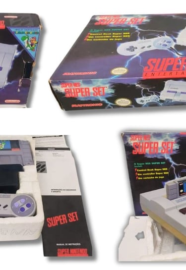Modelo Super Nintendo Playtronic 1993 Brasil
