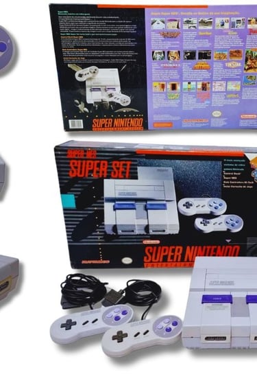 Modelo Super Nintendo Playtronic 1993 Brasil