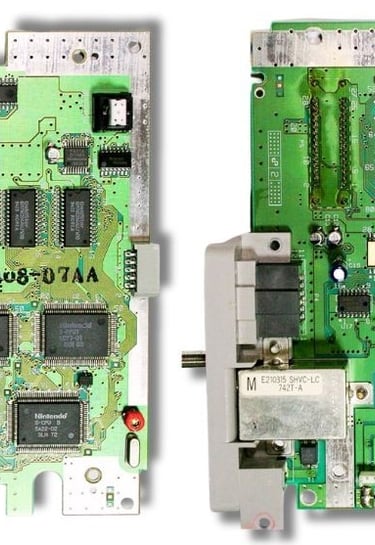 Placa-mãe do console de videogame Super NES Placa SFC (Nº SNES-CPU-RGB-01) 
