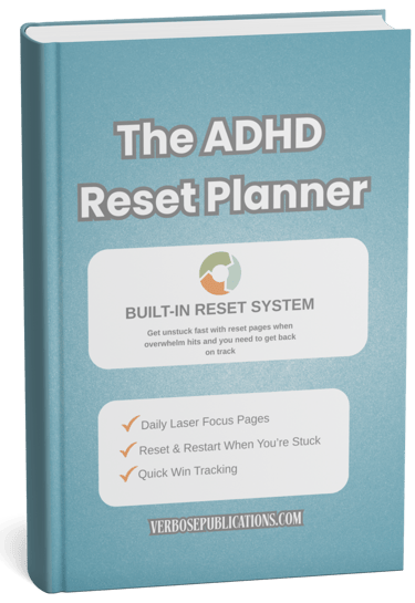 ADHD Reset Planner for focus and organization