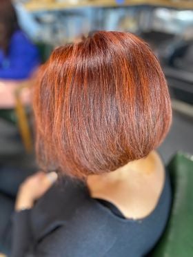 coloration acajou cuivré