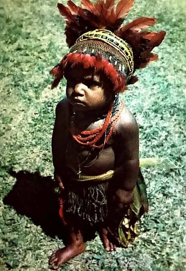 Image d'un enfant Papou