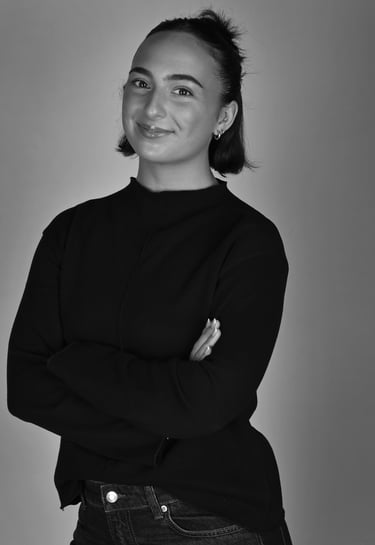 black and white headshot Alice Leary 
