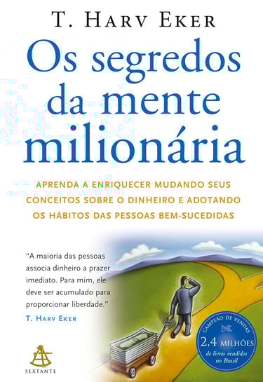 Capa do livro Os Segredos da Mente Milionária, de T. Harv Eker.