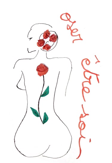 Femme osant être qui elle est