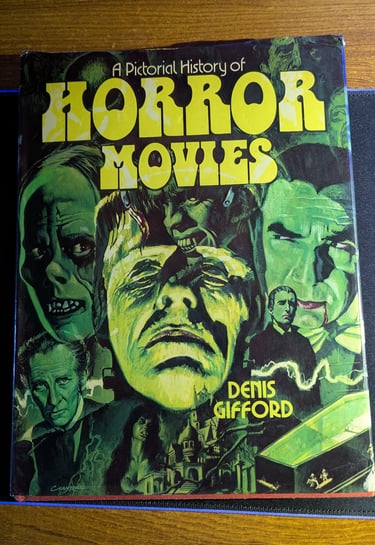 Front cover A Pictorial History of Horror Movies