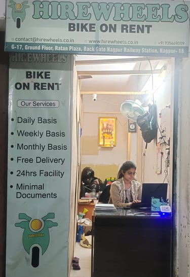 rent bike in nagpur