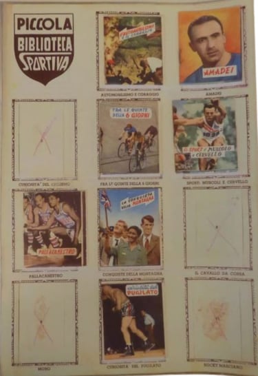 1953 Lampo Sport Magico Booklet inside album page example