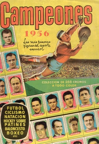 1956 Bruguera Campeones Cromos Sports Album
