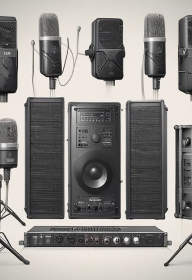 A rugged flashlight shining brightly in a dark outdoor setting.