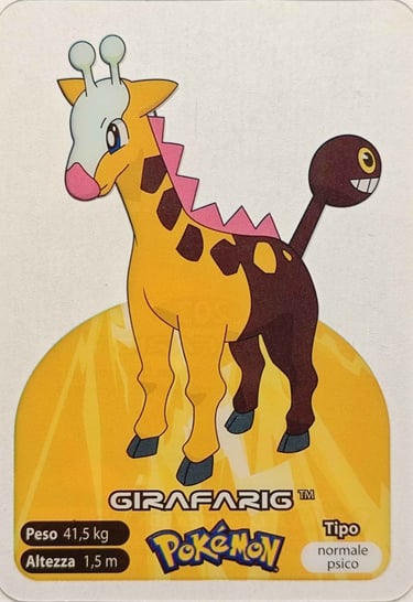 203 Girafarig Lamincards spécial édition