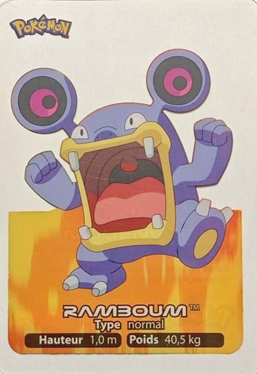 52 Ramboum Lamicards Pokémon série 3