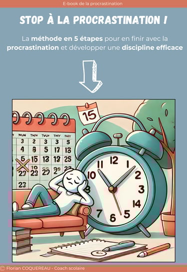 Page de couverture de l'ebook gratuit pour vaincre la procrastination