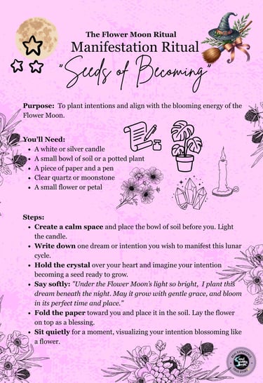 Flower Moon Manifestation Ritual
