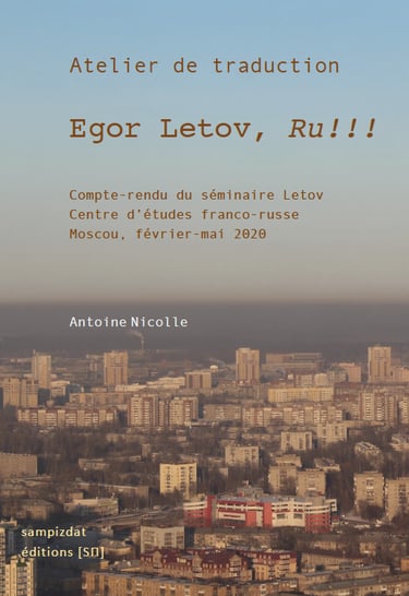 Couverture Atelier de traduction Egor Letov Ru!!!