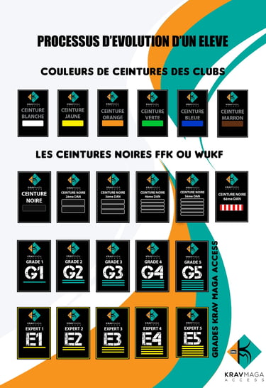 grades et ceinture krav maga access