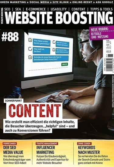 Das Cover der Website Boosting @Website Boosting