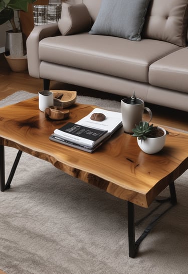 Elegant resin poured table highlighting vibrant colors and unique patterns.