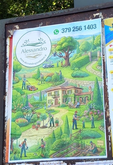 amelia rio grande pubblicità manifesto giardinaggio giardiniere 3792561403 alessandro postazione