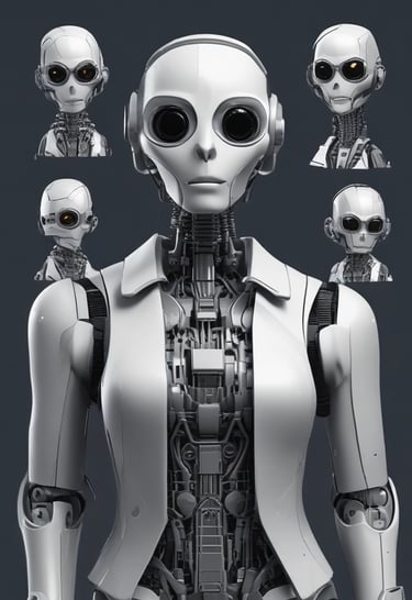 An animated robot showcasing the Standard AI Agent.