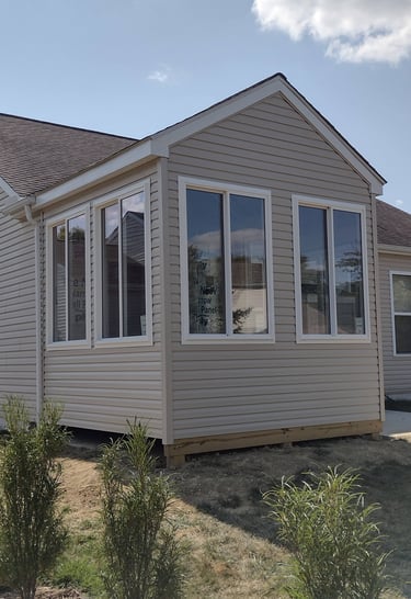 Room addition expanding living space in Columbus, Ohio