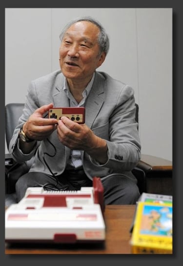 Masayuki Uemura Gerente Geral na Nintendo R&D2, ajudou a criar o Famicom e Super Famicom
