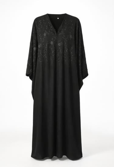 abaya noire Aid
