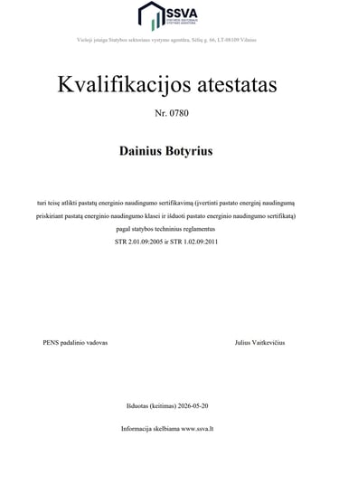Energetinis sertifikavimas
