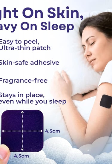 Dalileo natural melatonin sleep aid patches package