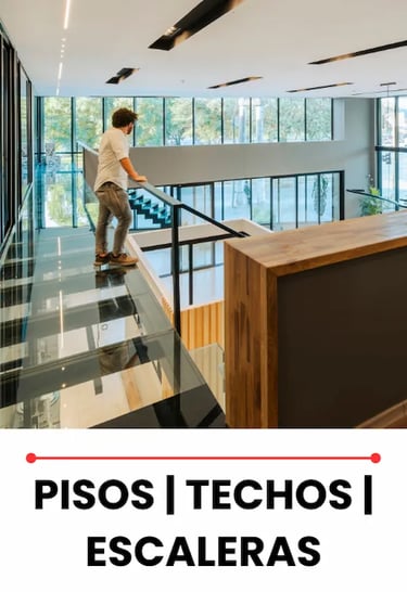 pisos techos y escaleras