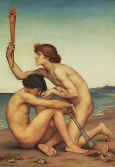 Evelyn De Morgan, Phosphorus and Hesperus (1882)